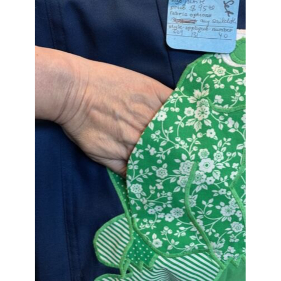 VTG Rare ALFREDO'S WIFE Boho Patchwork Applique Frog Mouse Wrap Skirt Kitschy - Picture 6 of 8